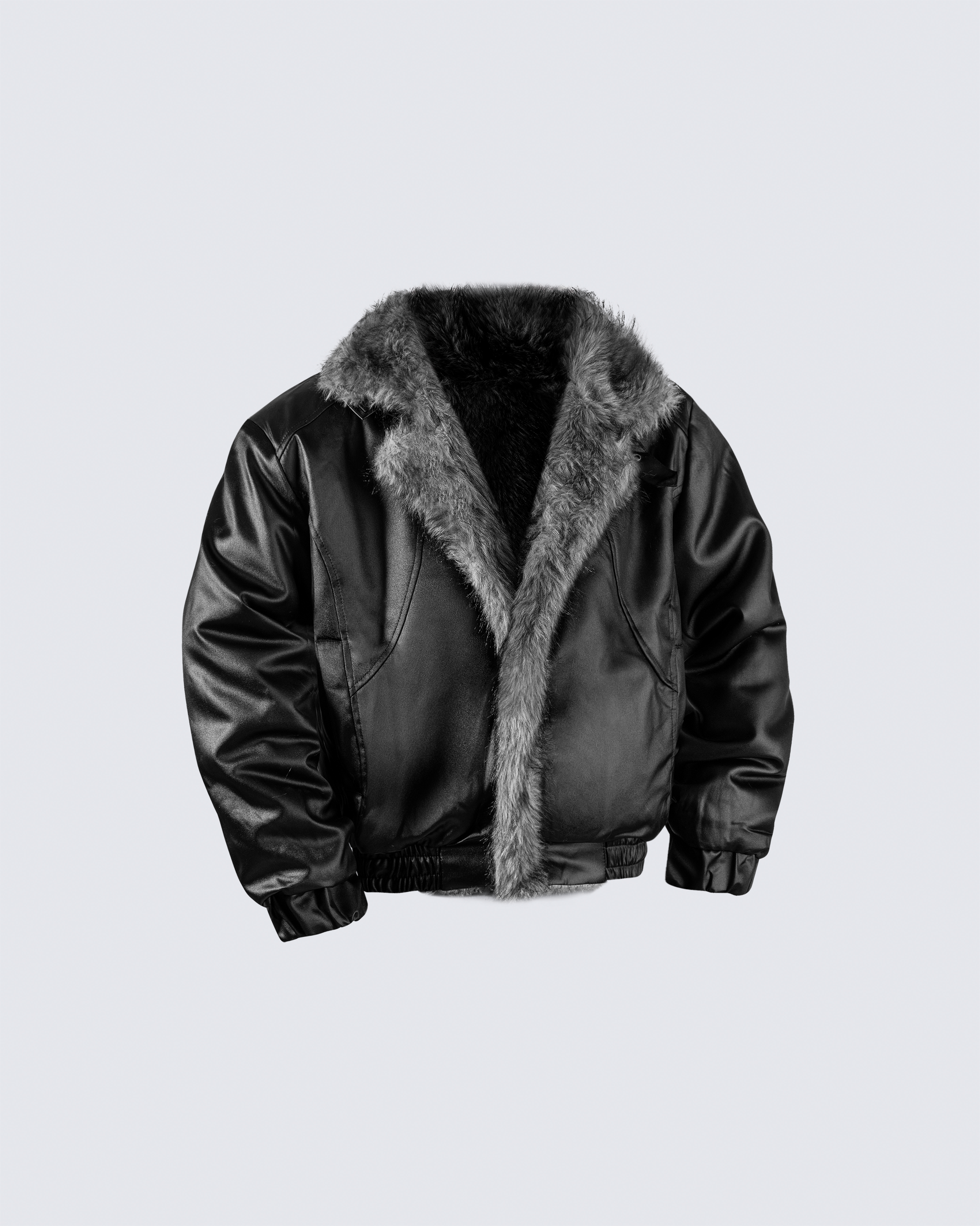 Reversible Faux Fur & Faux Leather Jacket