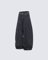 Winter New Vintage Balloon Wide-Leg Jeans