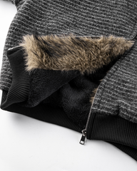 Cotton Blend + Faux Fur Lining