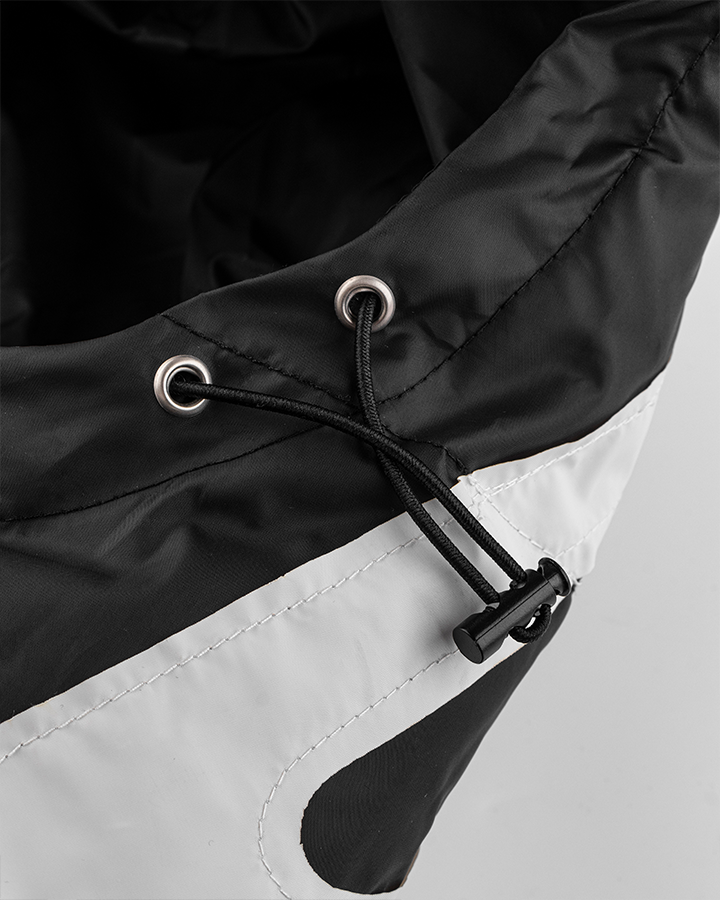Black and White Puffer Jacket