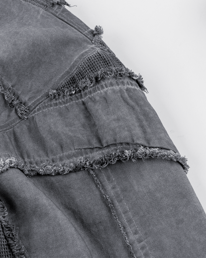 Deconstructed Hooded Denim Jacket