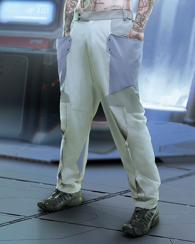 Cyberpunk Above The Clouds Fleece Waterproof Pants