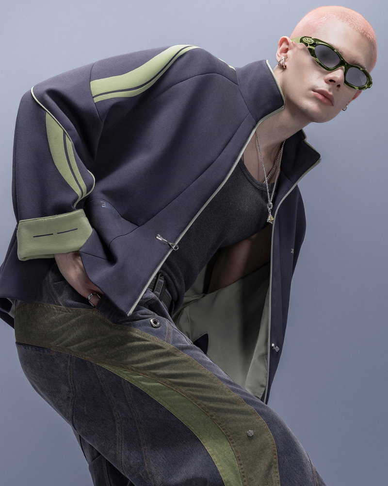 Anti-Wrinkle Cyberpunk High-Street Sport Jacket