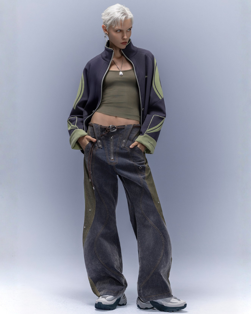 Anti-Wrinkle Cyberpunk High-Street Sport Jacket