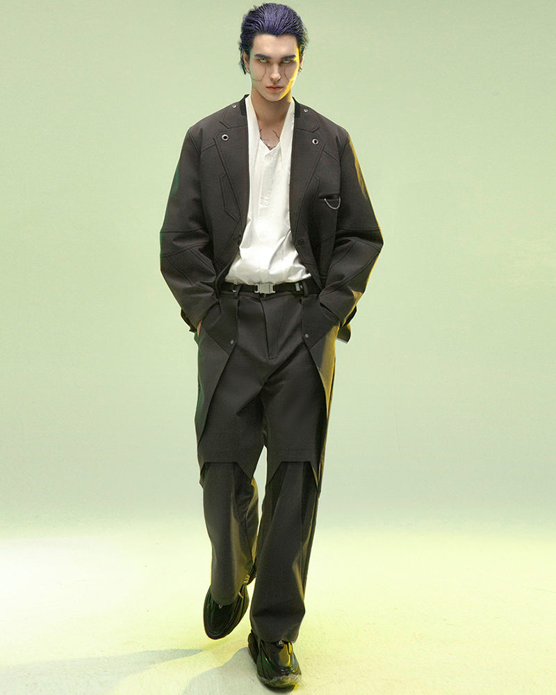 Cyberpunk Outfits Aristoi IV Double-Layered Pants
