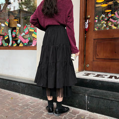 Gothic High Waisted Skirt