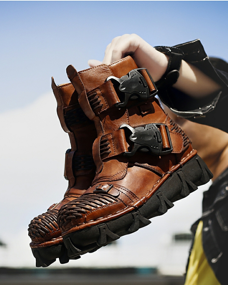 Harley Unisex Buckle Motorcycle Boots