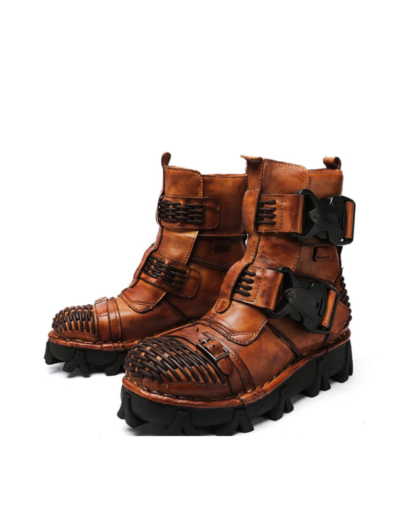Harley Unisex Buckle Motorcycle Boots