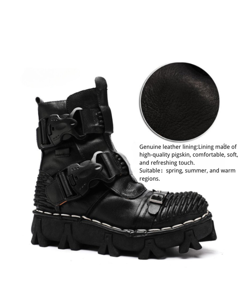Harley Unisex Buckle Motorcycle Boots