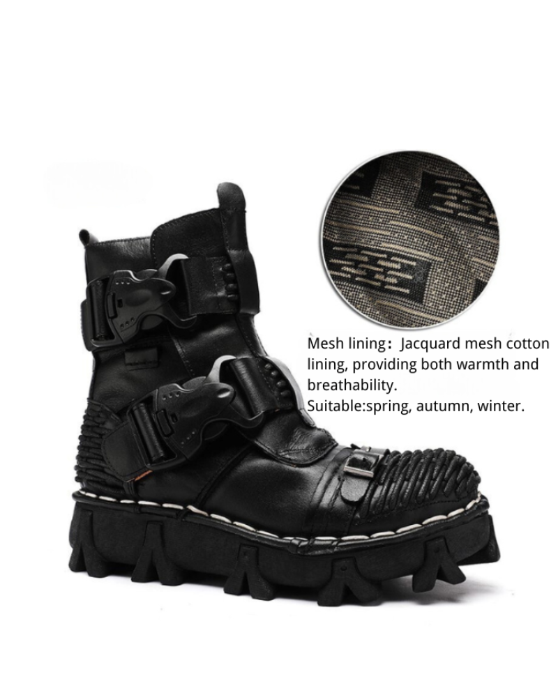 Harley Unisex Buckle Motorcycle Boots