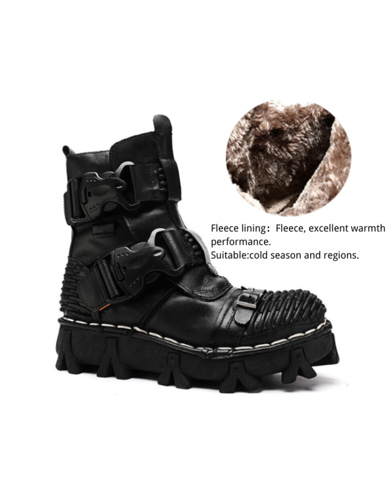 Harley Unisex Buckle Motorcycle Boots