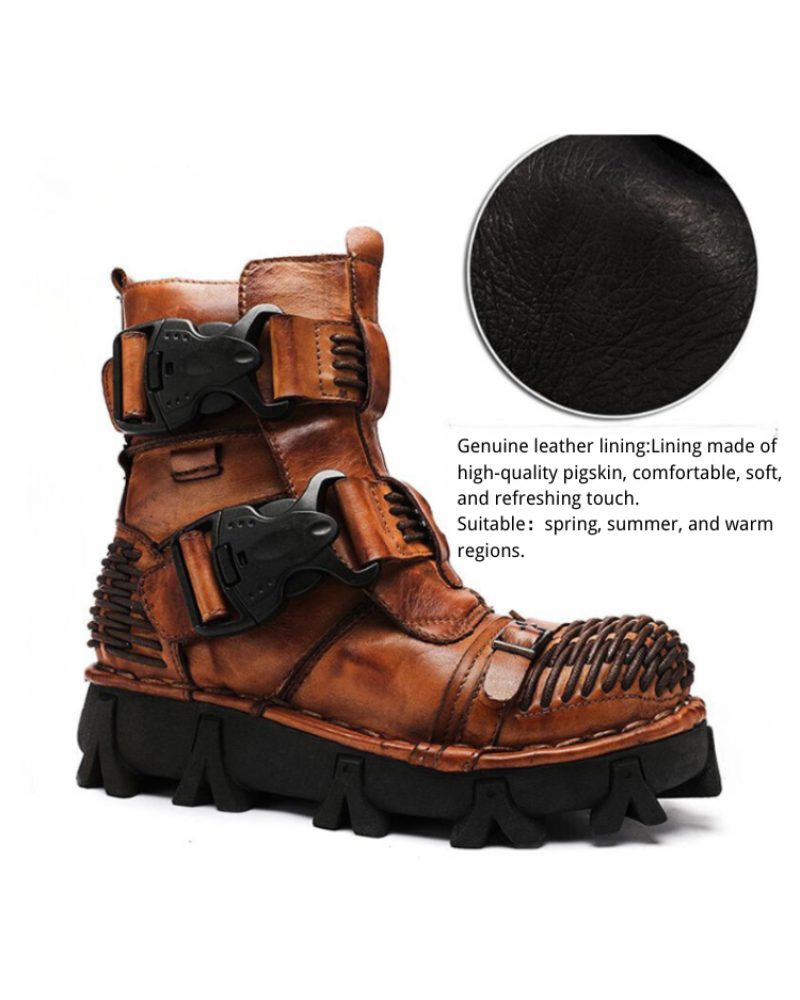 Harley Unisex Buckle Motorcycle Boots