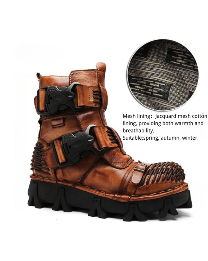 Harley Unisex Buckle Motorcycle Boots