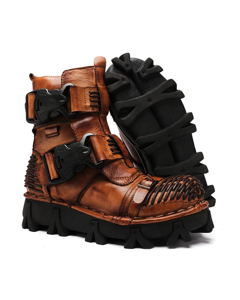 Harley Unisex Buckle Motorcycle Boots