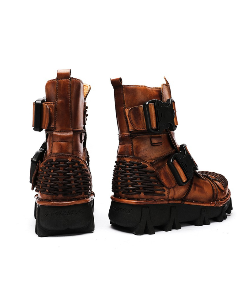 Harley Unisex Buckle Motorcycle Boots
