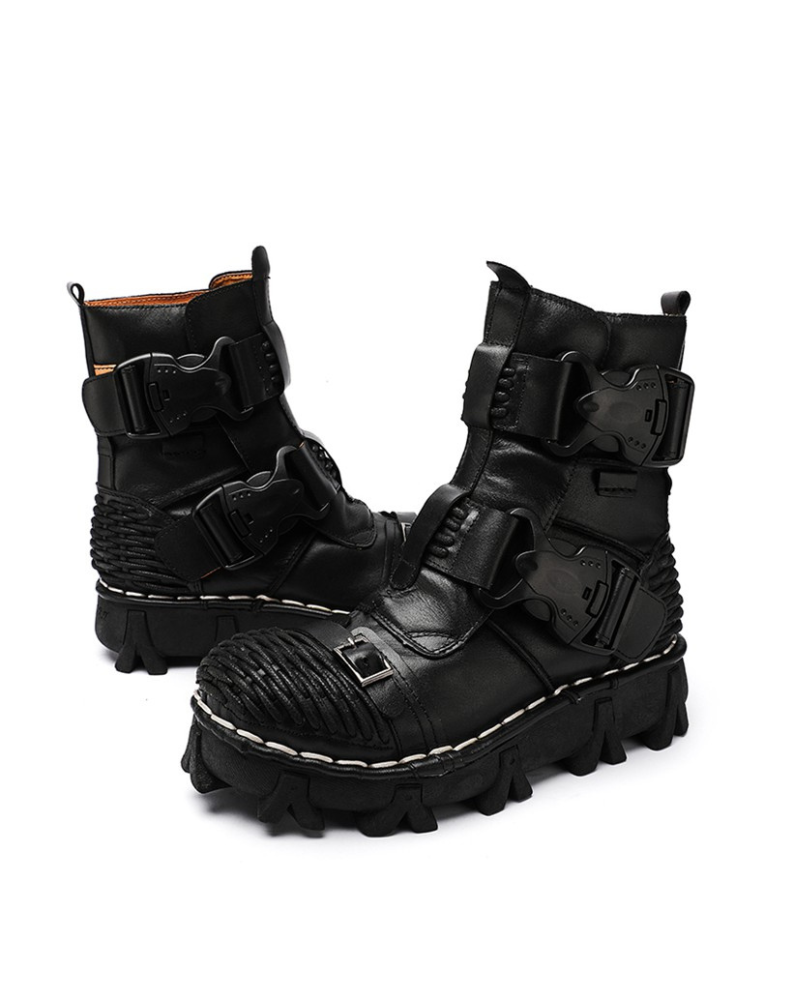 Harley Unisex Buckle Motorcycle Boots
