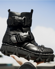 Harley Unisex Buckle Motorcycle Boots