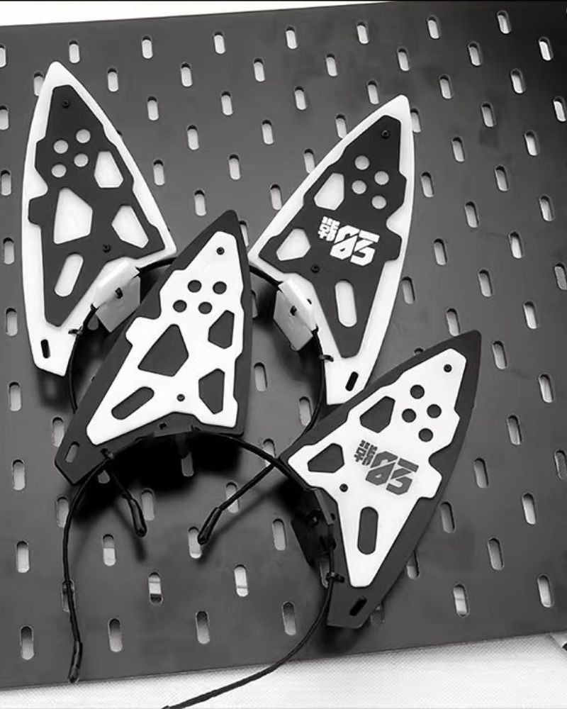Cat Ears Cosplay Mask Headband Hand Armor