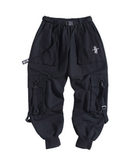 Street Style Black Cargo Pants