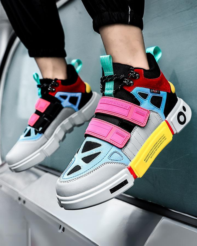 Color Block Versatile Unisex Sneakers
