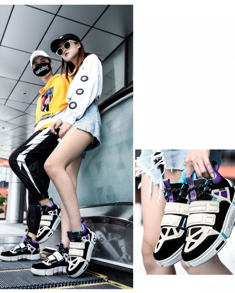 Color Block Versatile Unisex Sneakers