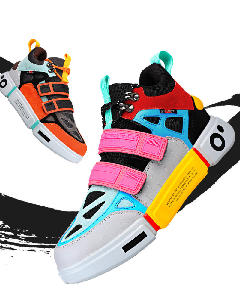 Color Block Versatile Unisex Sneakers