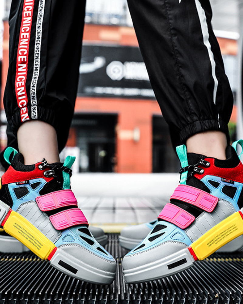Color Block Versatile Unisex Sneakers