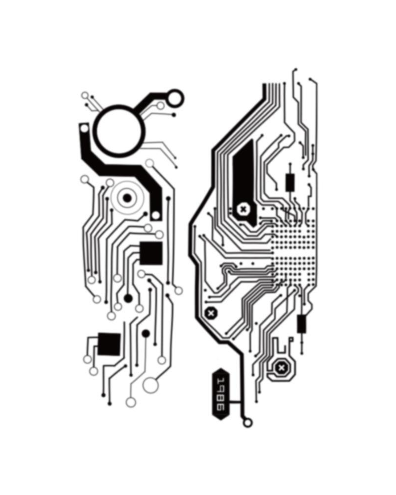 AI Sleeve Cyberpunk Tattoo