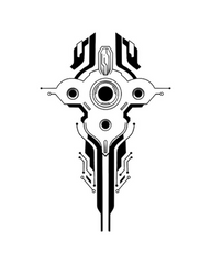 Cyberpunk Arm Circuit Tattoo