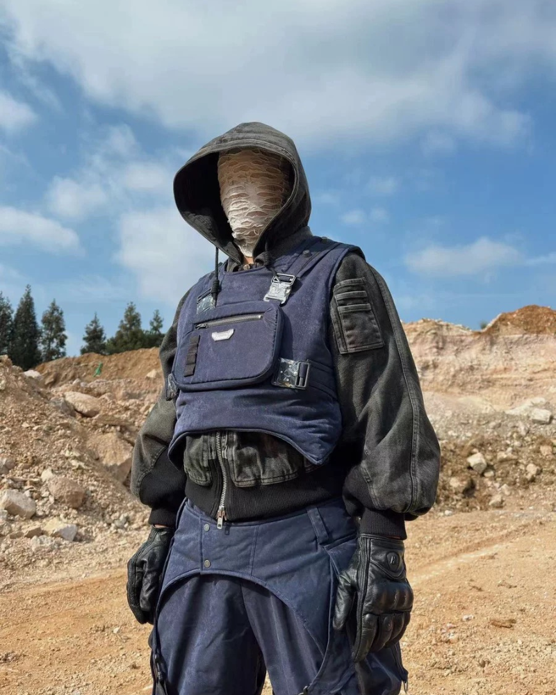 Cyberpunk Outfits Operative Detachable Two-Piece Pants