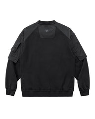 Cyberpunk Fake Two Piece Crewneck Sweatshirt