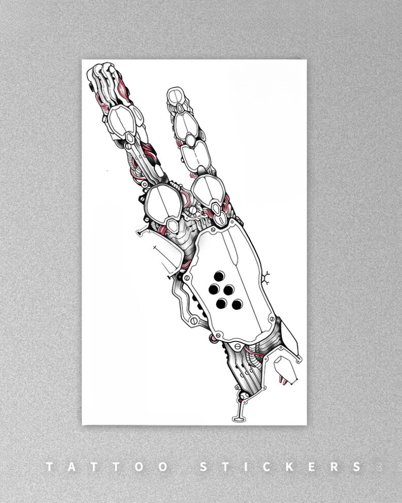 Cyberpunk Hand Tattoo