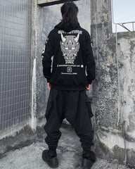 Cyberpunk Hannya Ninja Hoodie