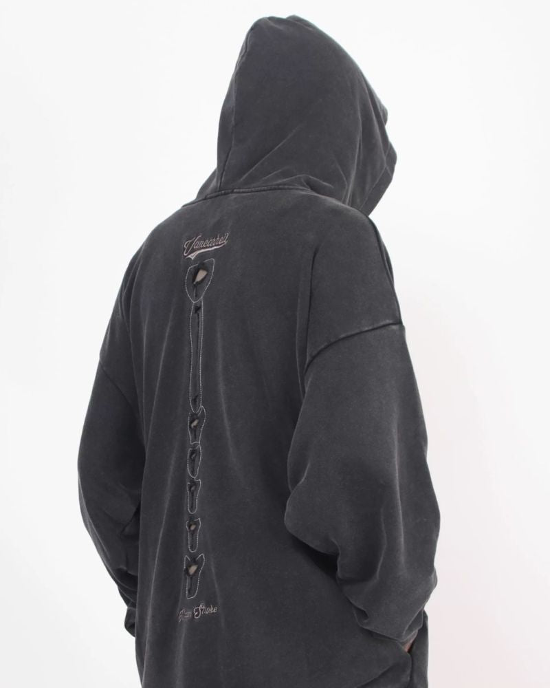 Opium Style Hollow Out Skeleton Hoodie
