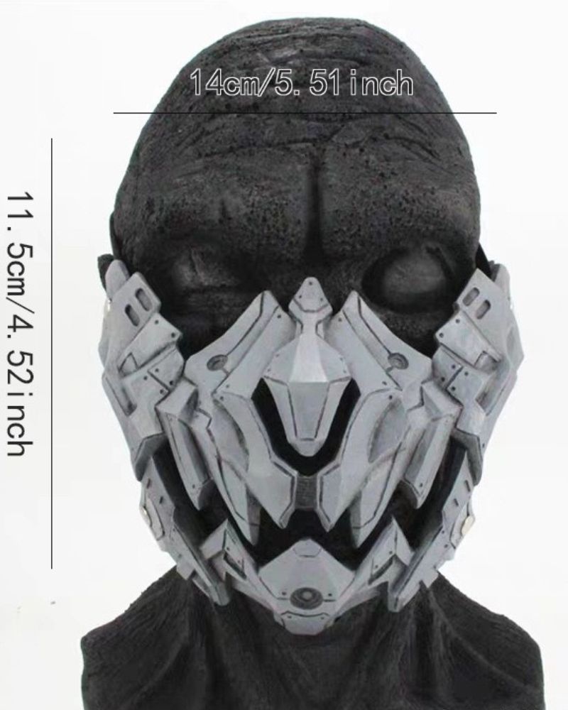 Cyberpunk Japanese Halloween Costume Mask