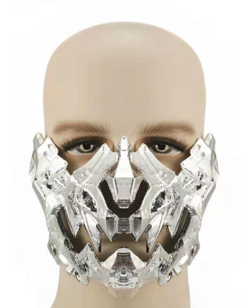 Cyberpunk Japanese Mechanical Mask