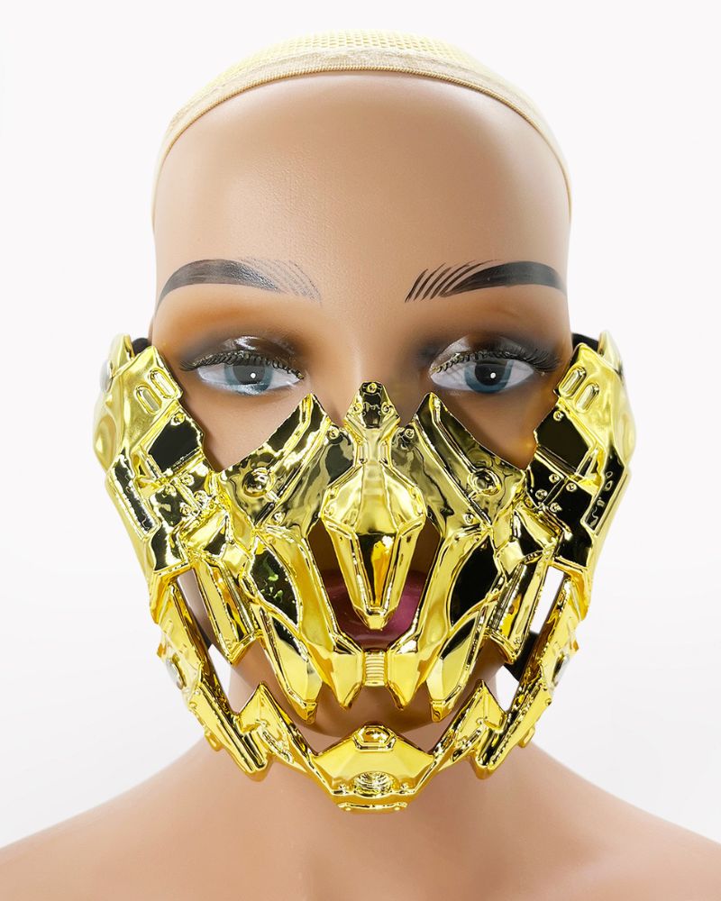 Cyberpunk Japanese Mechanical Mask