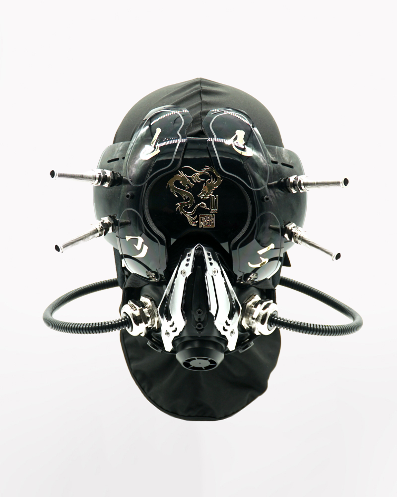 Cyberpunk Dragon Goggles And Mask