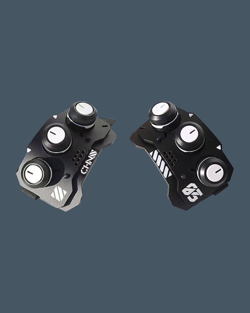 Cyberpunk Mech-Horn Tactical Cap Mask Hand Armor