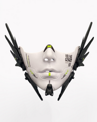Cyberpunk Mecha Half-Face Mask