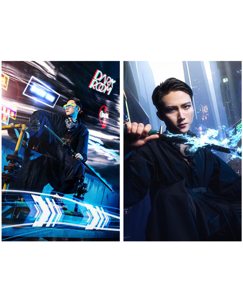 Cyberpunk Ninja Kimono Jacket