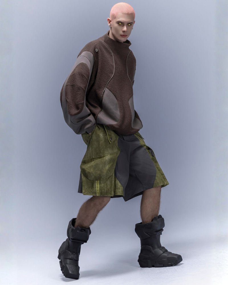 Cyberpunk Outfits High-Street Oversized Pullover Sweatshirt