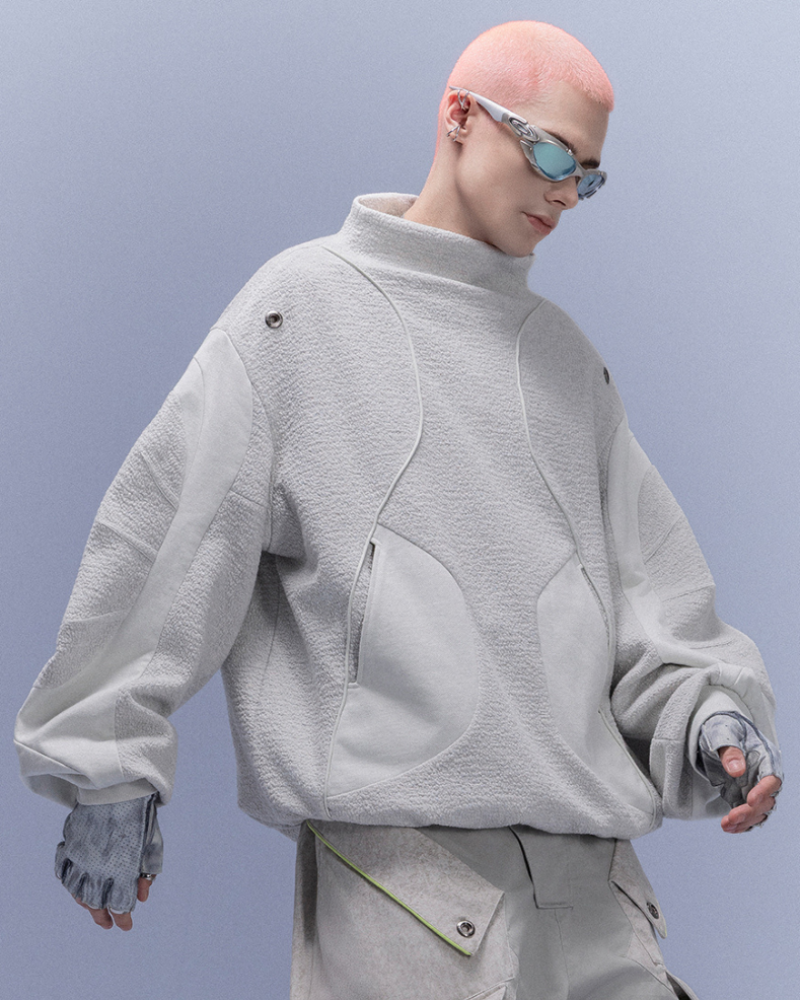 Cyberpunk Outfits High-Street Oversized Pullover Sweatshirt