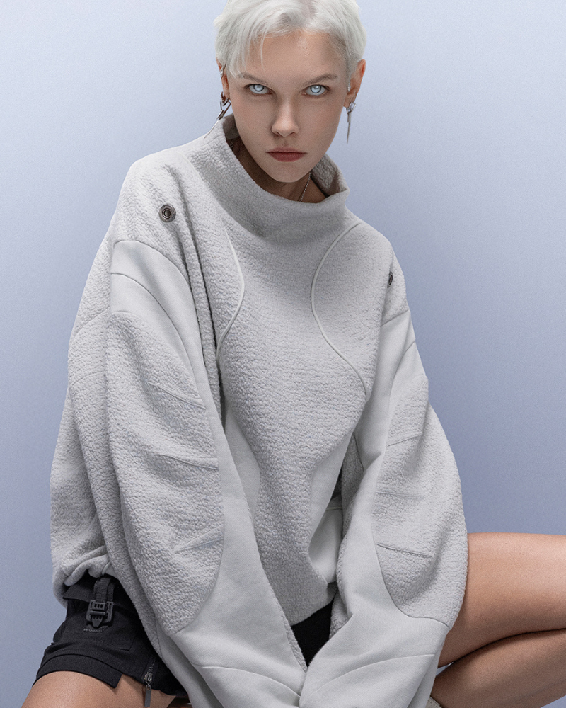 Cyberpunk Outfits High-Street Oversized Pullover Sweatshirt
