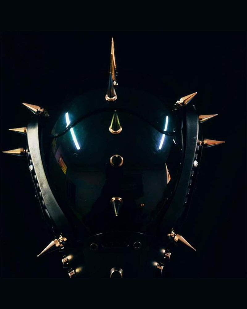 Cyberpunk Party Rivet Helmet Mask