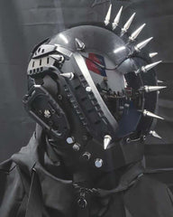 Cyberpunk Party Rivet Helmet Mask