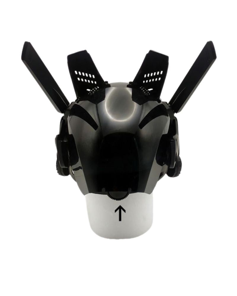 Cyberpunk Sci-Fi Future Helmet