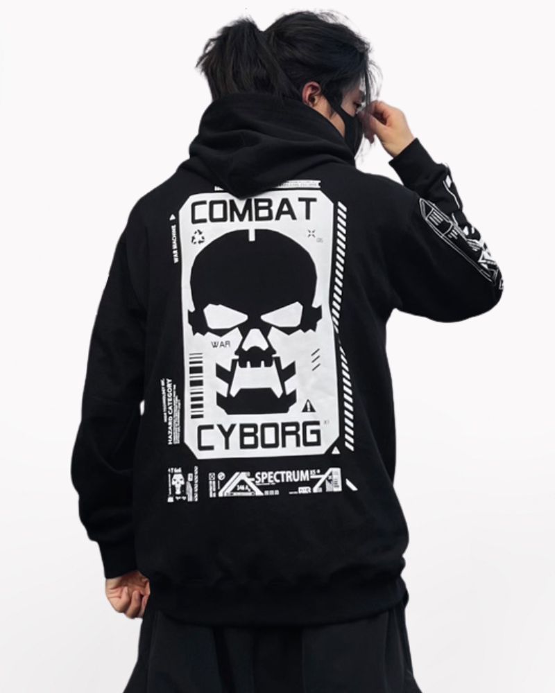 Cyberpunk Skull Hoodie