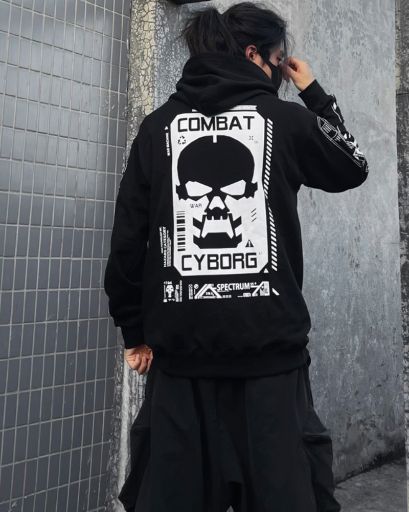 Cyberpunk Skull Hoodie