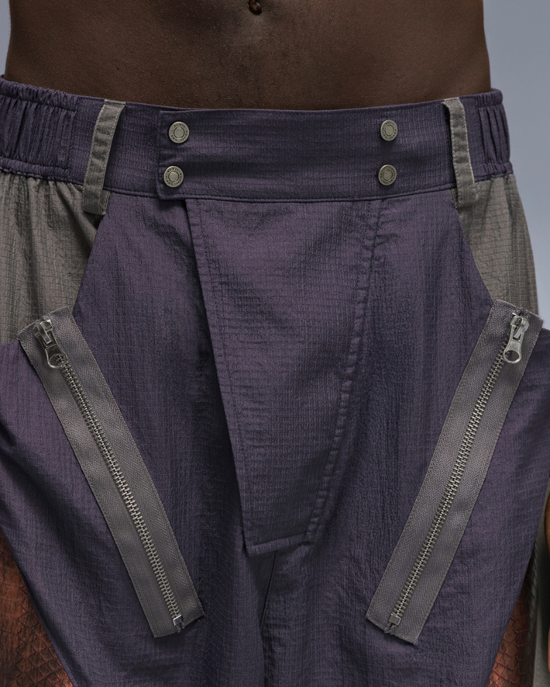 Cyberpunk Street-Style Star Arc Cocoon Pocket Shorts - Men